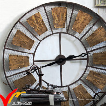 Beautiful Retro Vintage Industrial Rustic Round Deocritive Metal Wall Decor Clock